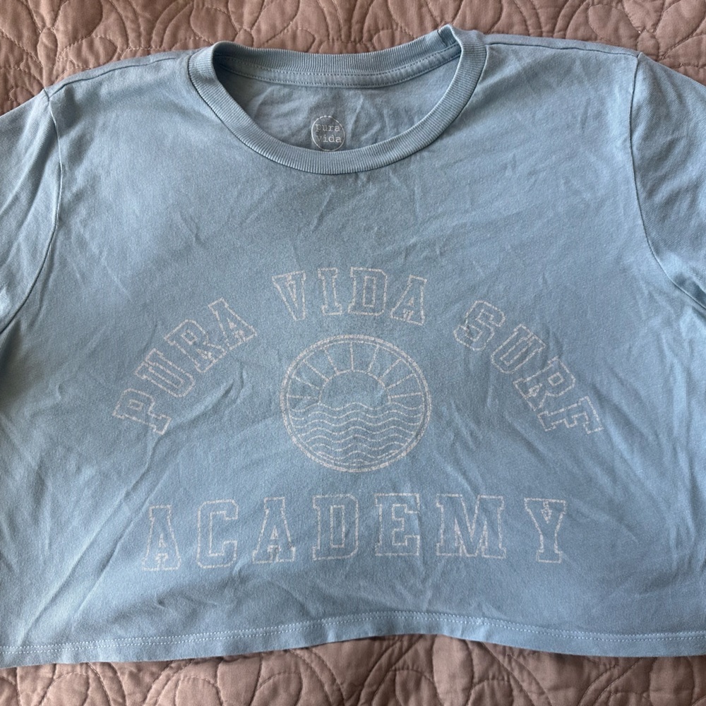 Brand New Pura Vida Cropped Tee